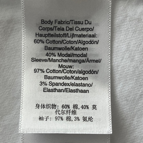 DKNY Sport woven puff sleeve T-shirt - Picture 4 of 6